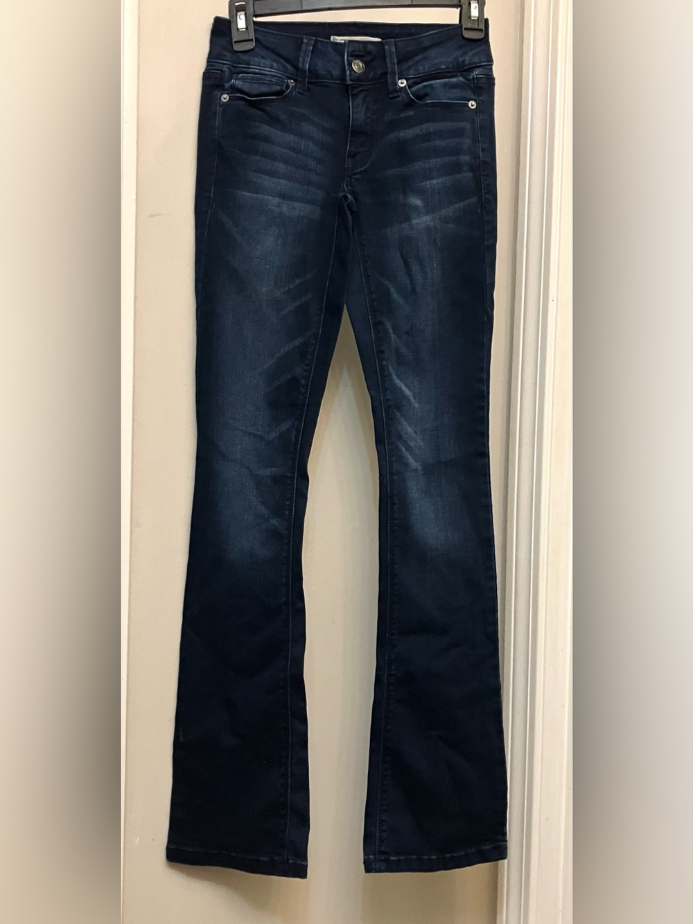 Never Worn Junior Mudd Dark Indigo FLX Stretch Skinny Boot Jeans SZ 0